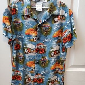 Disney Cruise line boys Button Down Shirt